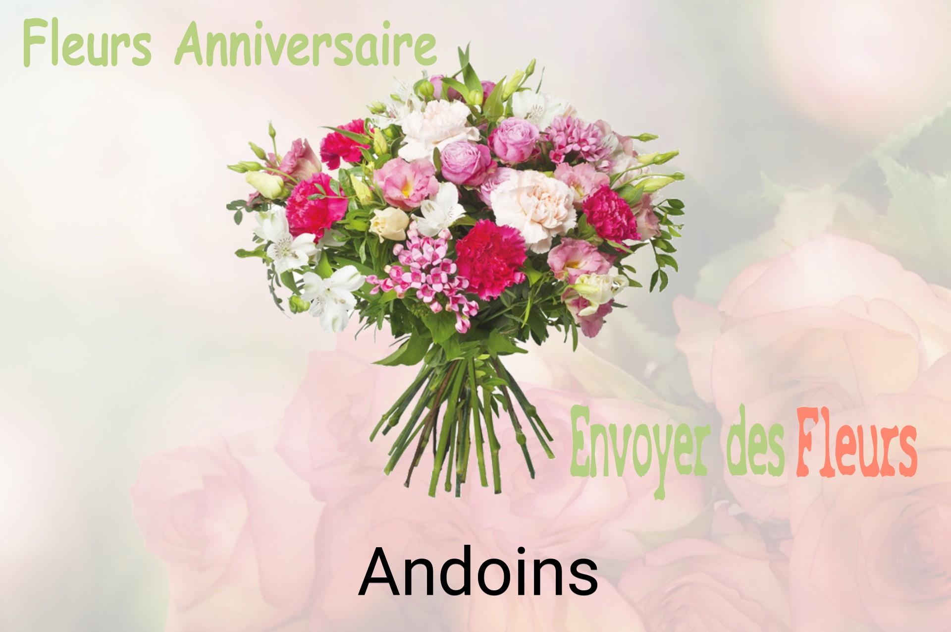 Bouquet de fleurs d’anniversaire livré à Andoins
